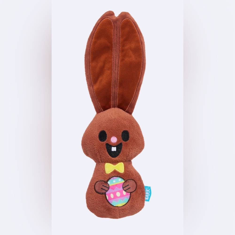 Bark Box Chocolick bunny L dog toy NEW 12.75 inches long Easter Bunny